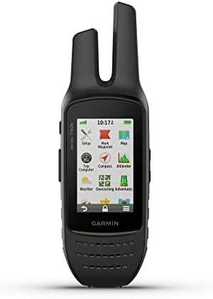 Handheld Two-Way Radio with Topographic Maps