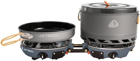 Backpacking Stove System with Integrated Pots