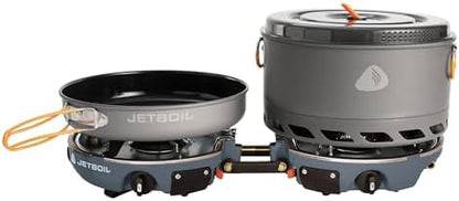 Backpacking Stove System with Integrated Pots