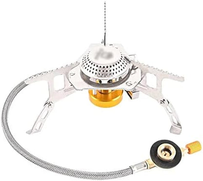 Windproof Folding Backpacking Stove for Outdoor Use