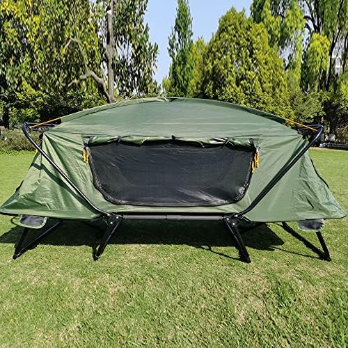 Folding Elevated Waterproof Camping Bed with Cover