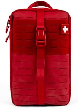 Large Pro Emergency Medical Kit for Travel Red