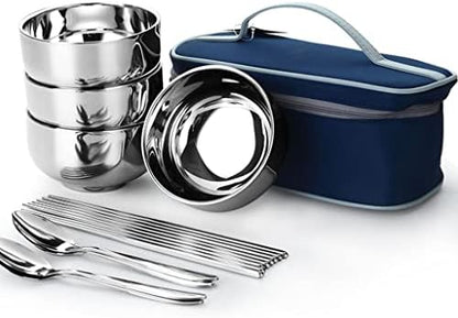 Stainless Cutlery Set for Picnic and Travel