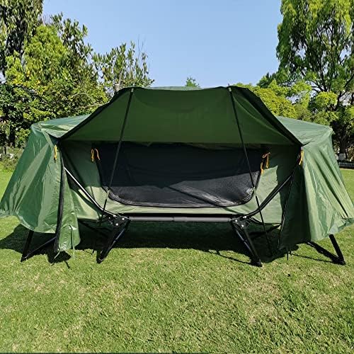 Folding Elevated Waterproof Camping Bed with Cover