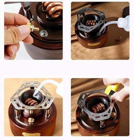 Portable Alcohol Burner Stove for Camping Trips