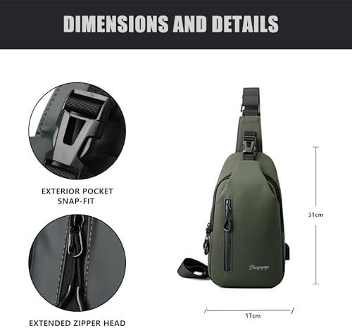 Lightweight Chest Bag for Daily Commutes and Biking