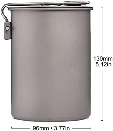 Titanium Picnic Utensils Set for Backpack Treks